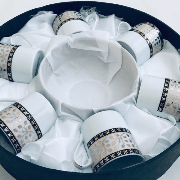 I. Godfinger  & Co 6 Cup and Saucer Expresso Sets Vintage New In Box - Picture 6 of 16